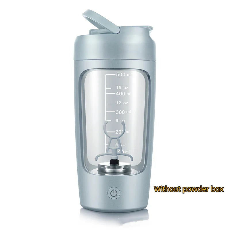 Portable Electric Protein Shaker Bottle 650ml – USB Rechargeable, Fully Automatic, BPA-Free, Smooth Mix