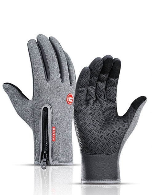 Waterproof Winter Gloves – Touchscreen Fleece Sports Gloves for Riding, Motorcycle, and Outdoor Activities