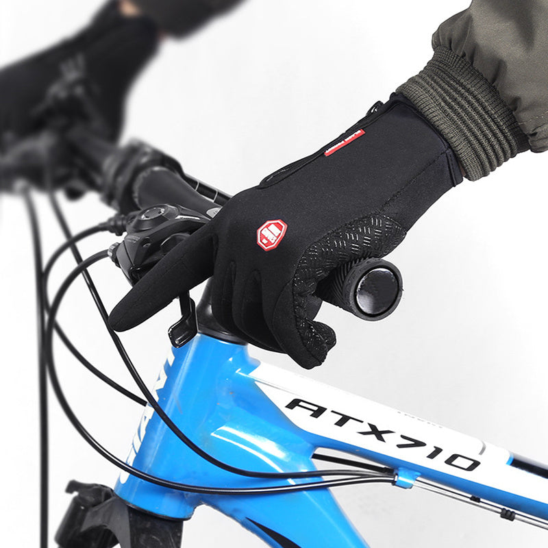 Waterproof Winter Gloves – Touchscreen Fleece Sports Gloves for Riding, Motorcycle, and Outdoor Activities