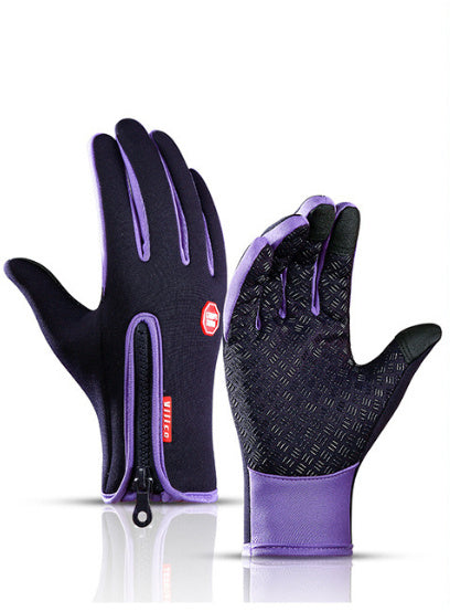 Waterproof Winter Gloves – Touchscreen Fleece Sports Gloves for Riding, Motorcycle, and Outdoor Activities