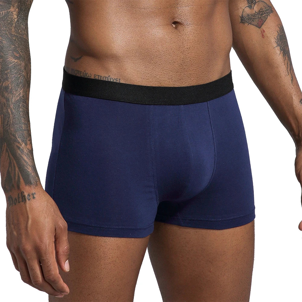 Men’s 6-Piece Cotton Boxer & Underwear Set – Premium Shorts for Home