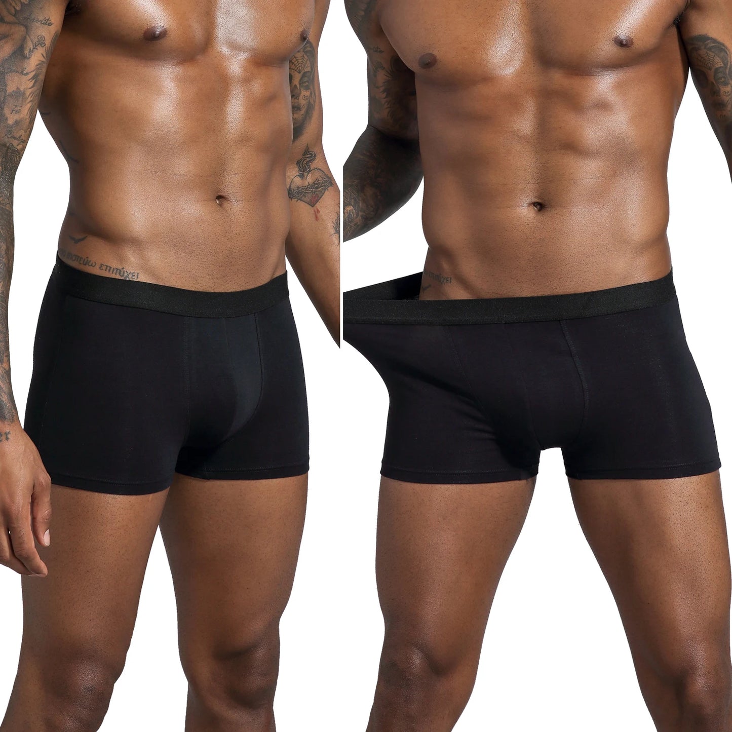 Men’s 6-Piece Cotton Boxer & Underwear Set – Premium Shorts for Home