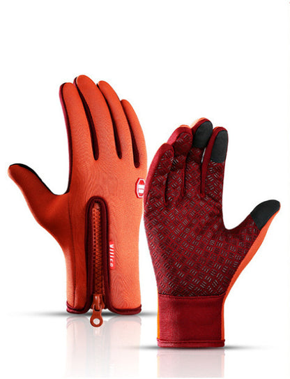 Waterproof Winter Gloves – Touchscreen Fleece Sports Gloves for Riding, Motorcycle, and Outdoor Activities
