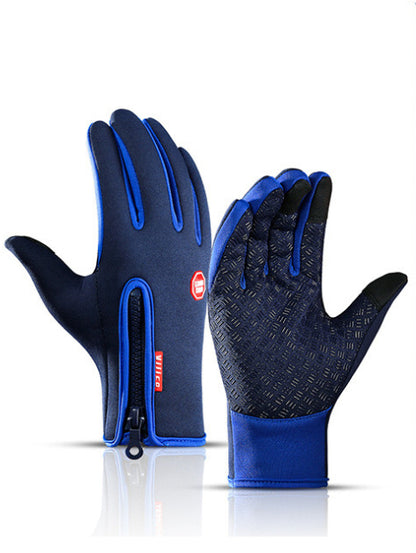 Waterproof Winter Gloves – Touchscreen Fleece Sports Gloves for Riding, Motorcycle, and Outdoor Activities