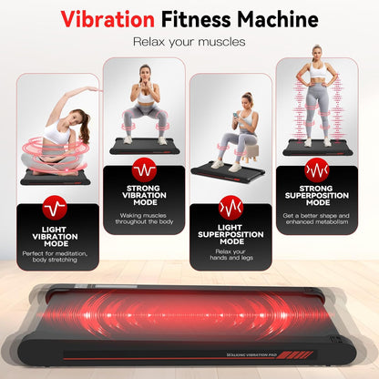 3-in-1 Under Desk Walking Treadmill – Portable Walking Pad with APP & Remote for Home and Office