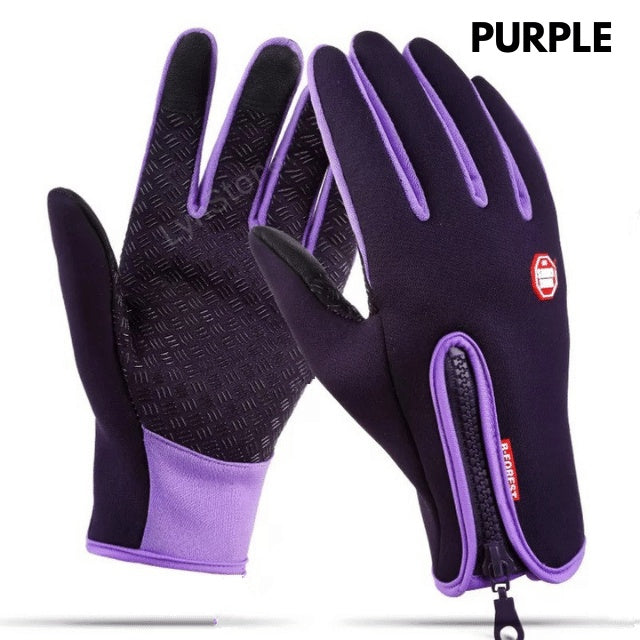 Waterproof Winter Gloves – Touchscreen Fleece Sports Gloves for Riding, Motorcycle, and Outdoor Activities