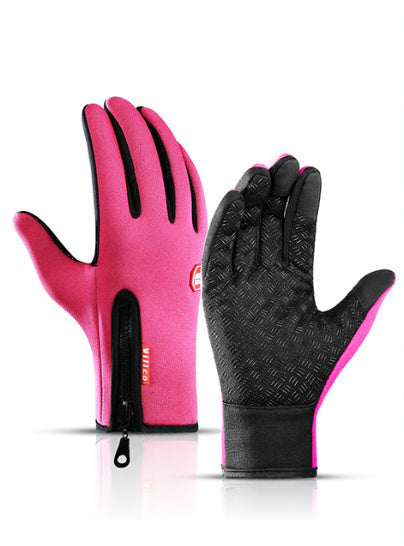 Waterproof Winter Gloves – Touchscreen Fleece Sports Gloves for Riding, Motorcycle, and Outdoor Activities