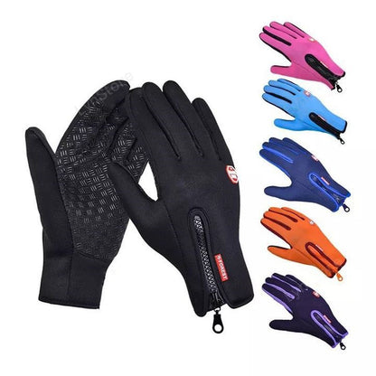 Waterproof Winter Gloves – Touchscreen Fleece Sports Gloves for Riding, Motorcycle, and Outdoor Activities