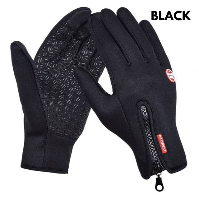 Waterproof Winter Gloves – Touchscreen Fleece Sports Gloves for Riding, Motorcycle, and Outdoor Activities