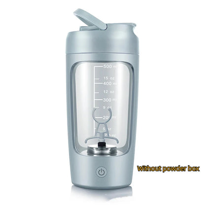 Portable Electric Protein Shaker Bottle 650ml – USB Rechargeable, Fully Automatic, BPA-Free, Smooth Mix