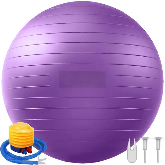 Fitness Balance Ball 65/75/85cm – Yoga, Pilates, Pregnancy Workouts & Rehabilitation Tool