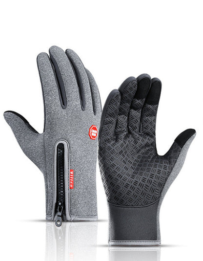 Waterproof Winter Gloves – Touchscreen Fleece Sports Gloves for Riding, Motorcycle, and Outdoor Activities