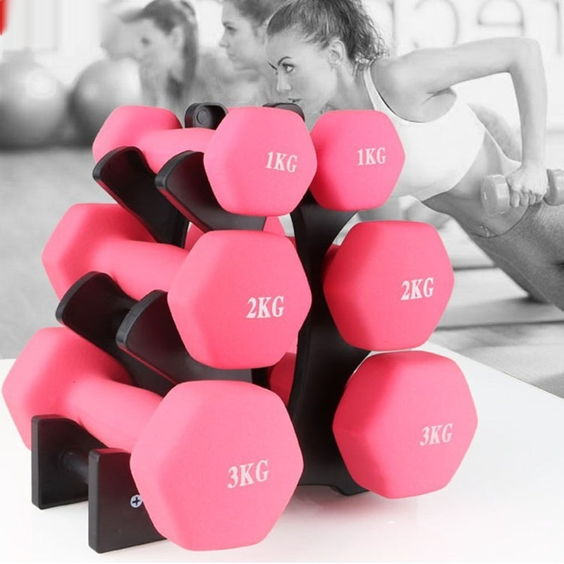 Home Fitness Dumbbell Rack – Compact Dumbbell Holder for Easy Storage