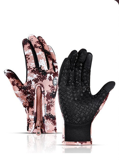 Waterproof Winter Gloves – Touchscreen Fleece Sports Gloves for Riding, Motorcycle, and Outdoor Activities