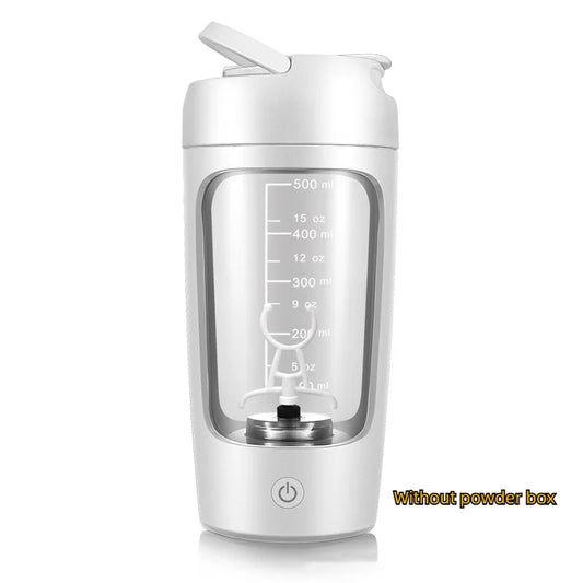 Portable Electric Protein Shaker Bottle 650ml – USB Rechargeable, Fully Automatic, BPA-Free, Smooth Mix