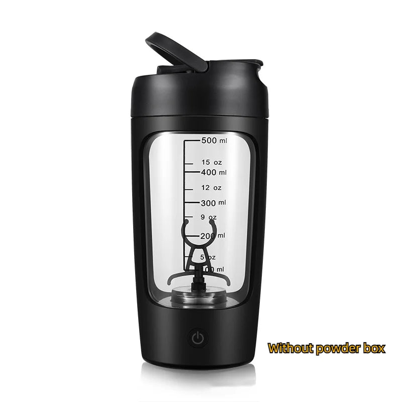 Portable Electric Protein Shaker Bottle 650ml – USB Rechargeable, Fully Automatic, BPA-Free, Smooth Mix