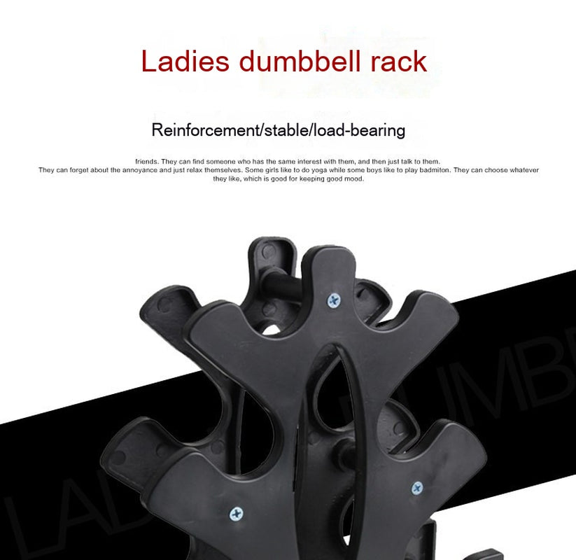 Home Fitness Dumbbell Rack – Compact Dumbbell Holder for Easy Storage