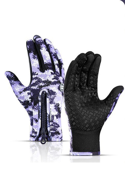 Waterproof Winter Gloves – Touchscreen Fleece Sports Gloves for Riding, Motorcycle, and Outdoor Activities