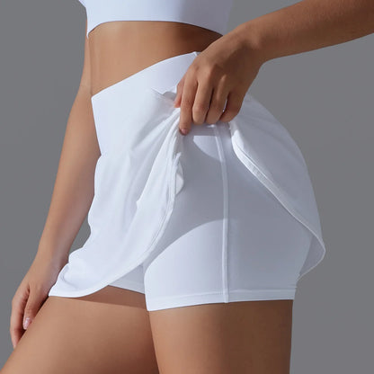 High-Waist Athletic Skirt – Outdoor Sports, Yoga, Tennis & Fitness Skirt