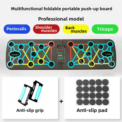 Multifunctional Push-Up Pole Set – Strength Training Tool for Full-Body Fitness at Home