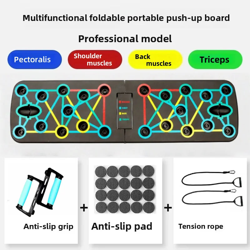 Multifunctional Push-Up Pole Set – Strength Training Tool for Full-Body Fitness at Home