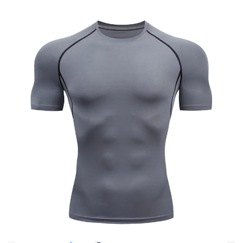 Men’s Long Sleeve Compression Top – Sports Base Layer for Basketball, Gym, Jogging & Fitness