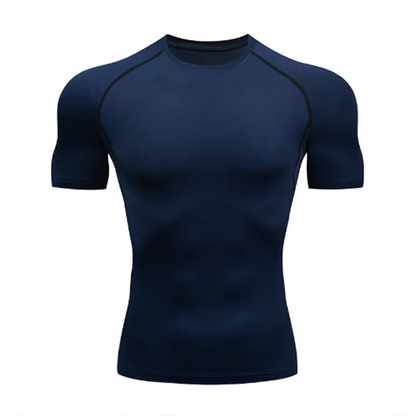 Men’s Long Sleeve Compression Top – Sports Base Layer for Basketball, Gym, Jogging & Fitness