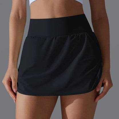 High-Waist Athletic Skirt – Outdoor Sports, Yoga, Tennis & Fitness Skirt