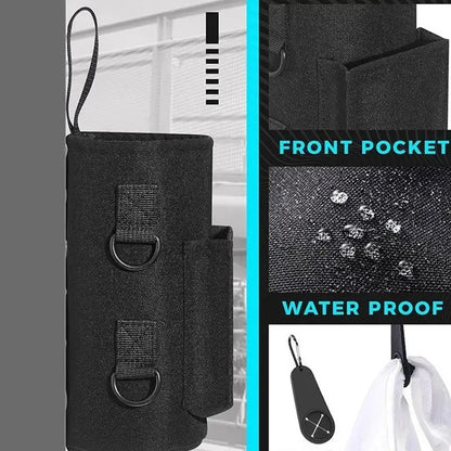 Magnetic Sling Bag for Gym Water Bottles - Non-Slip Portable Carrier for Fitness Accessories