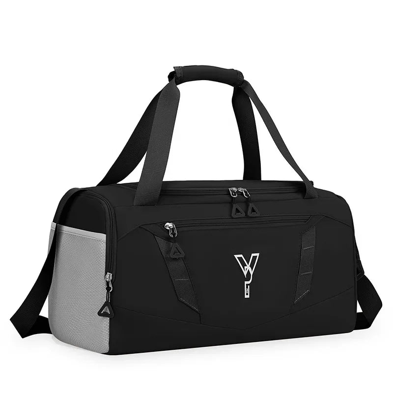 Women’s Waterproof Gym Bag – Sports Duffel with Wet/Dry Compartment, Shoe Pocket & Shoulder Strap for Fitness, Swimming, and Travel
