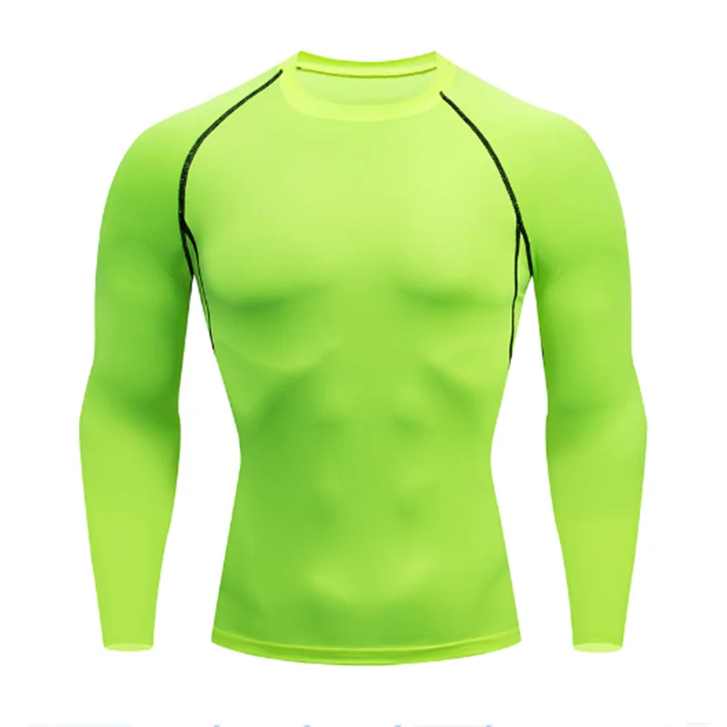 Men’s Long Sleeve Compression Top – Sports Base Layer for Basketball, Gym, Jogging & Fitness