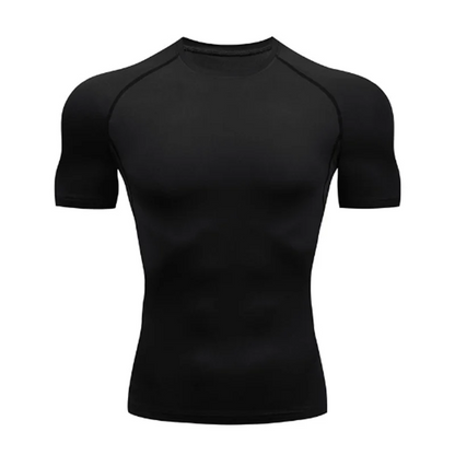 Men’s Long Sleeve Compression Top – Sports Base Layer for Basketball, Gym, Jogging & Fitness