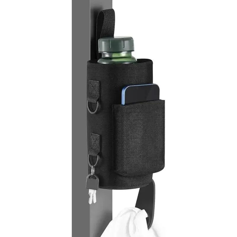 Magnetic Sling Bag for Gym Water Bottles - Non-Slip Portable Carrier for Fitness Accessories