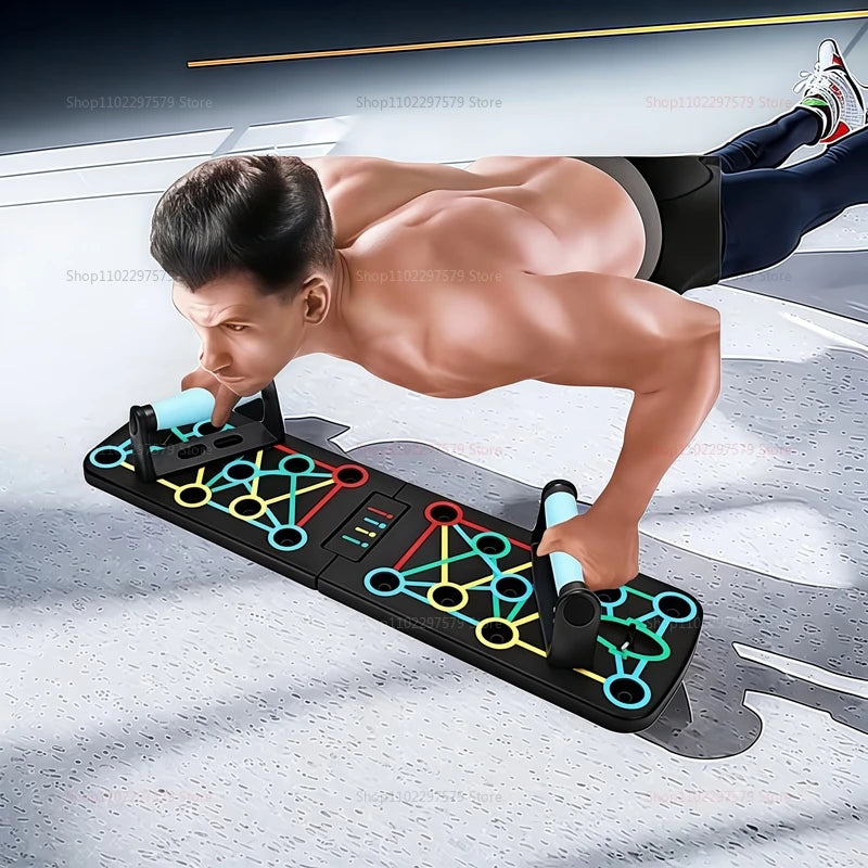 Multifunctional Push-Up Pole Set – Strength Training Tool for Full-Body Fitness at Home