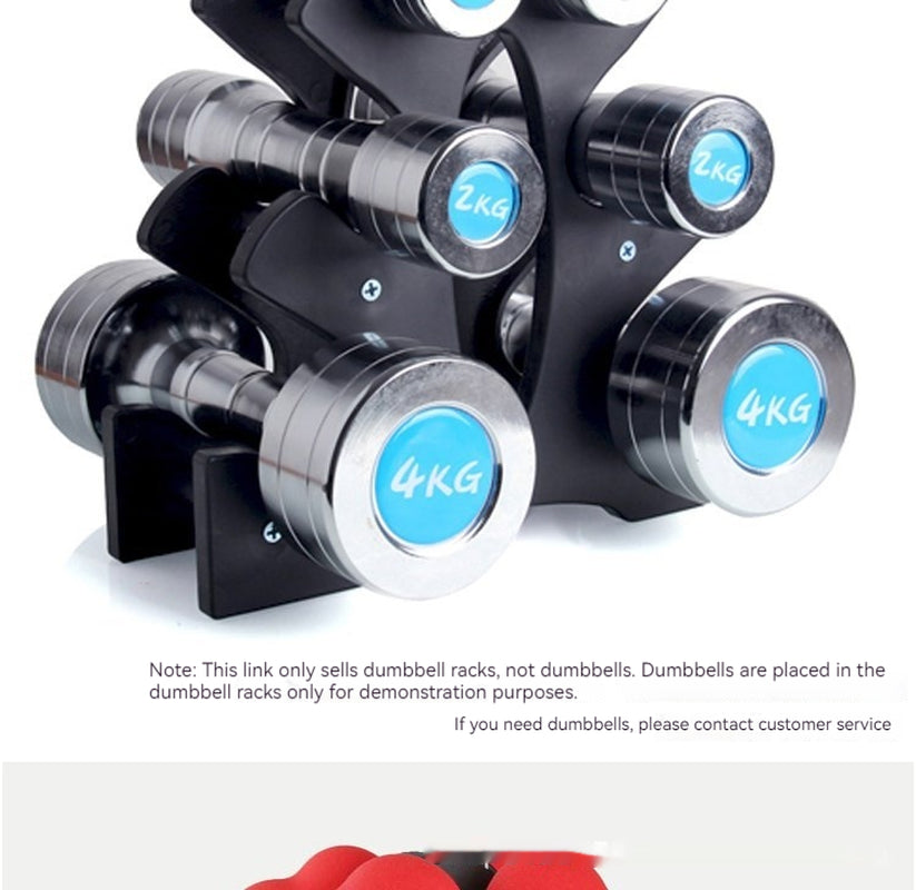Home Fitness Dumbbell Rack – Compact Dumbbell Holder for Easy Storage
