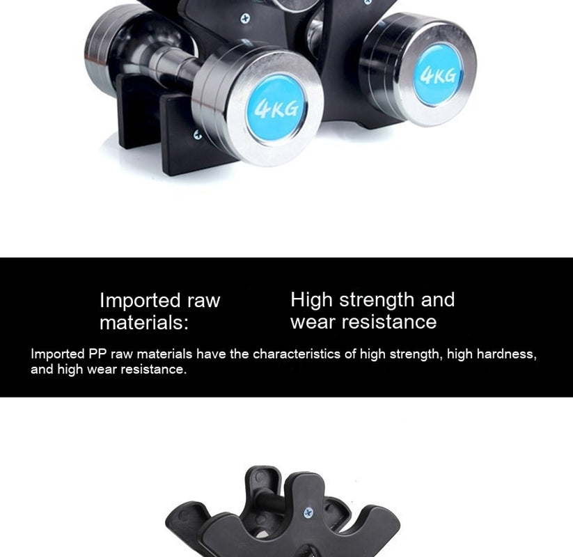 Home Fitness Dumbbell Rack – Compact Dumbbell Holder for Easy Storage
