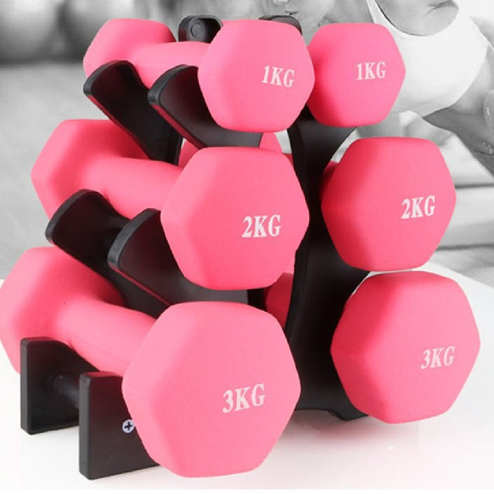 Home Fitness Dumbbell Rack – Compact Dumbbell Holder for Easy Storage