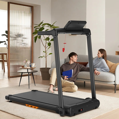 Portable Walking Treadmill – Compact Home & Office Running Machine with LED Display, 265 lb Capacity