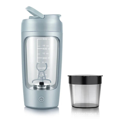 Portable Electric Protein Shaker Bottle 650ml – USB Rechargeable, Fully Automatic, BPA-Free, Smooth Mix